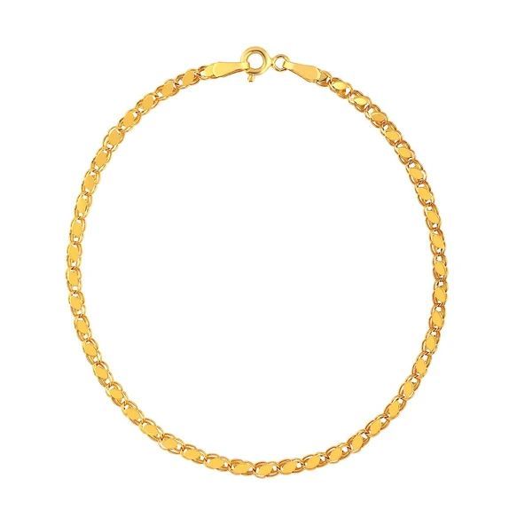 AgaKulche Aynalı 2,85 mm Altın Bileklik