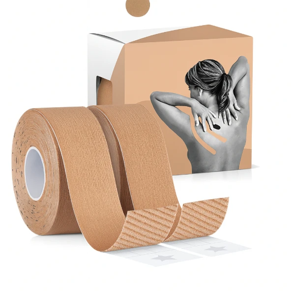 Periboia Kinezyo Ağrı Bandı 2.5 cm X 5 m Ten Rengi