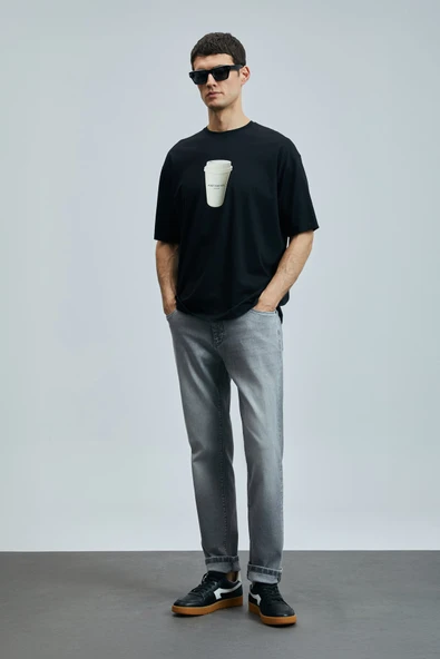 Lufian 111200207 Zeno Smart Jean Erkek Pantolon Slim Fit Erkek Kot Pantolon - Resim 4