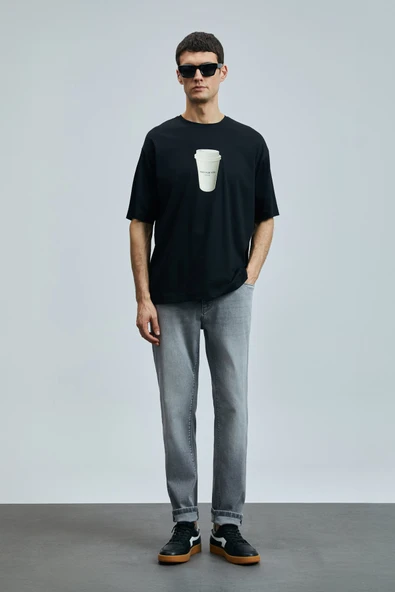 Lufian 111200207 Zeno Smart Jean Erkek Pantolon Slim Fit Erkek Kot Pantolon - Resim 2