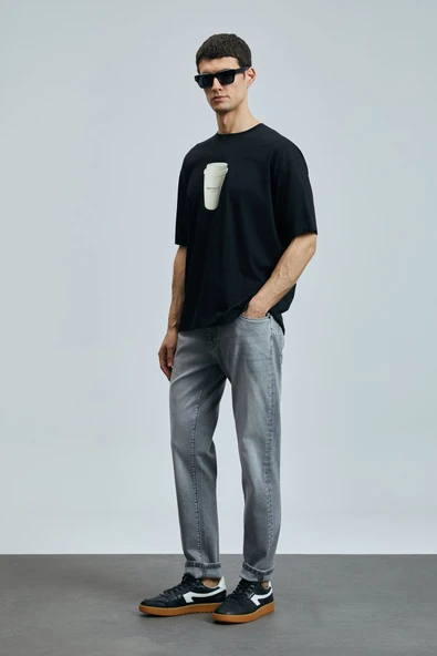 Lufian 111200207 Zeno Smart Jean Erkek Pantolon Slim Fit Erkek Kot Pantolon ürün görseli