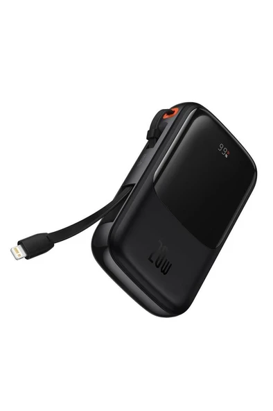 Baseus Qpow Pro 20 W Siyah 10000 mAh Hızlı Şarj Powerbank Teşhir - 3