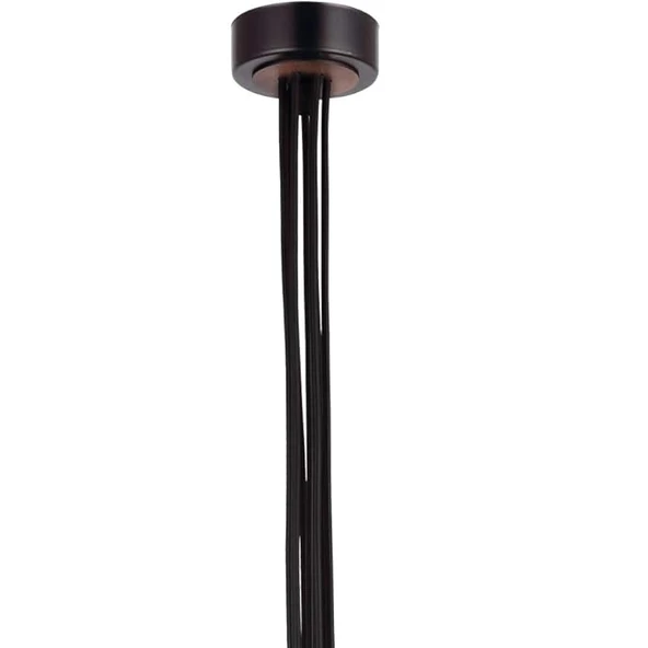 Lucea Vivo 7 Li Syh-Bakır Sarkıt Avize 7Xe27 - Resim 2