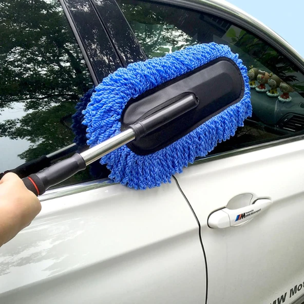 Periboia Teleskopik Mikrofiber Araç Yıkama Fırçası