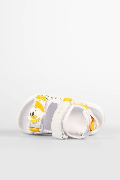 Vicco Inkago 332.B25Y.250 Anatomik Taban Erkek Çocuk Sandalet Beyaz 22-25 - Resim 6