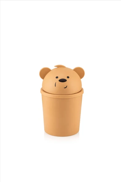 Mini Hippo Masaüstü Mini Çöp Kovası Kapaklı 20 cm - 8