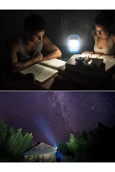 Güneş Enerjili Solar El Feneri 3 Watt Şarj Edilebilir Güneş Enerjili Solar El Feneri 3 Modlu Kamp La - 4