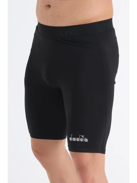 Diadora Flatron Pro Kısa Tayt Siyah Eski Sezon - 2