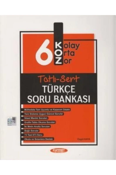 Kurmay 6.Sınıf Koz Türkçe Tatlı Sert Soru Bankası