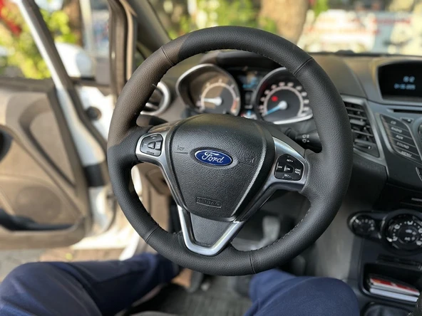 Ford Fiesta Titanyum Kasa Araca Özel Direksiyon Kılıfı - Resim 2