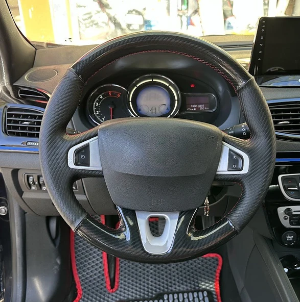 Renault Fluence Megane 3 Scenic Araca Özel Direksiyon Kılıfı Uyumlu AÇIKLAMAYI OKUYUNUZ ürün görseli