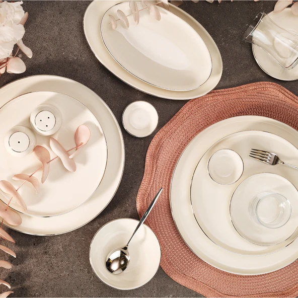 ARYILDIZ ARIA KAHVALTI TAKIMI PLATİN 35 PARÇA - Resim 3