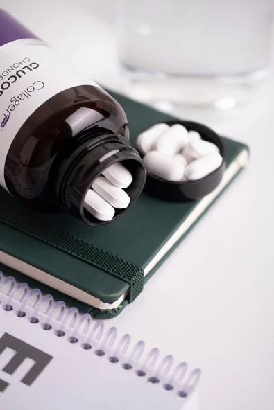 Colagen Forte ,Glukozamin, Glucosamine Chondroitin 90 Tablet 1500mg Kolajen & Vitamin D3 - 3