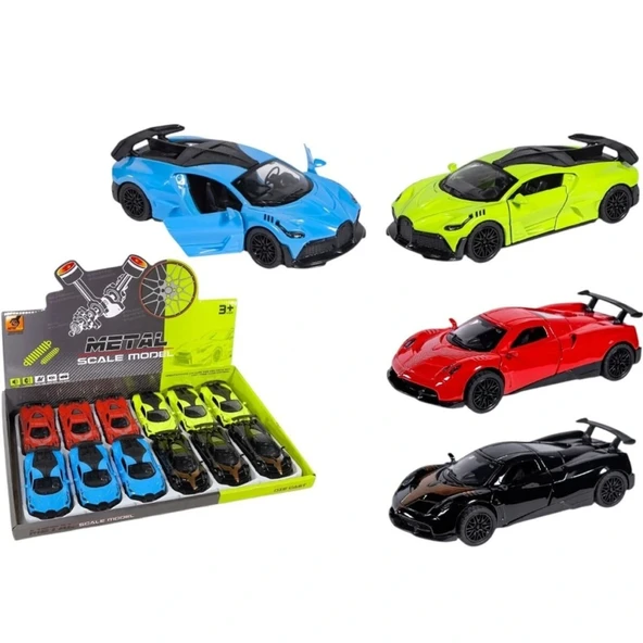 Nessiworld KM-36221C-1-2 Vardem Çek Bırak Metal Araba 1:36 - Resim 5