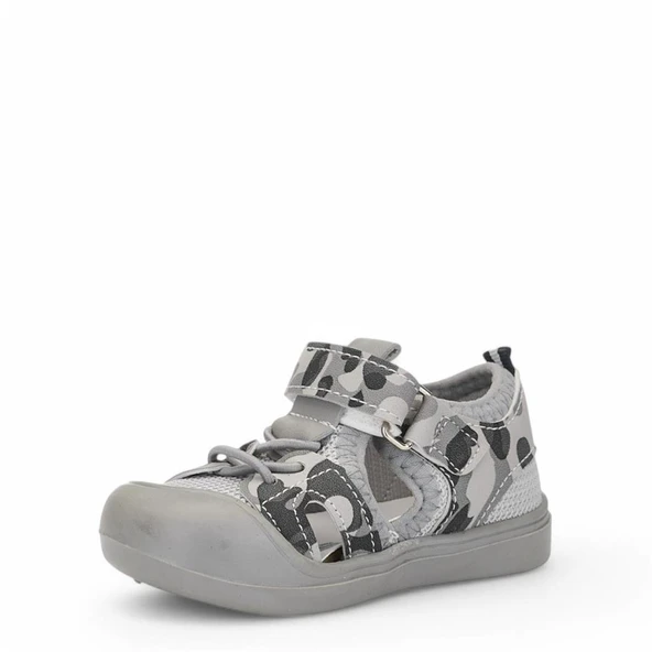 Papuçcity Arzen 03218 Ortopedik Erkek Çocuk Bebe İlk Adım Sandalet Ayakkabı - Resim 2