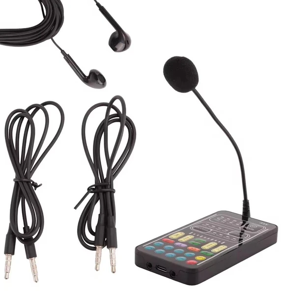 Ayt Powermaster PM-26645 Çok Fonksiyonlu Taşınabilir Ses Değiştirici 8 Farklı Ses Özellikli Mikrofon Ses Değiştirme - 2