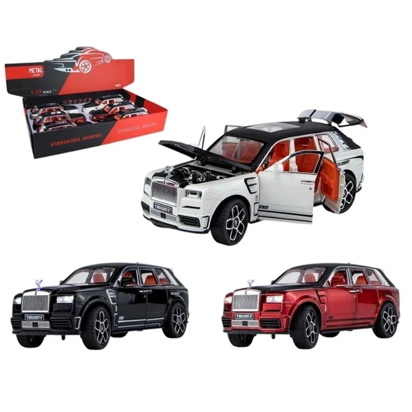 Nessiworld ZHD-B2408 -Vardem Çek Bırak Işıklı ve Sesli Kapıları Açılan MRS Polis Araba 1:24 - 4