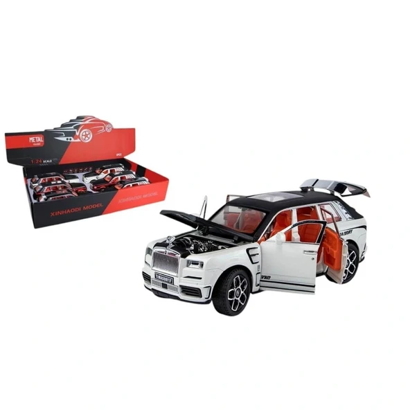 Nessiworld ZHD-B2408 -Vardem Çek Bırak Işıklı ve Sesli Kapıları Açılan MRS Polis Araba 1:24 - 3