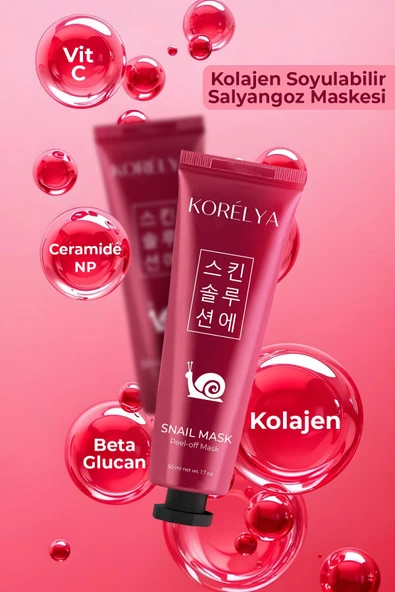 Soyulabilir Salyangoz Maskesi - Peelable Snail Mask 50 ml - 4