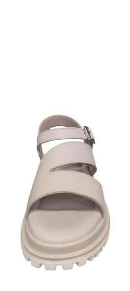 VENÜS 25470015Y KALIN TABAN ORTOPEDİK DERİ KADIN SANDALET - Resim 10