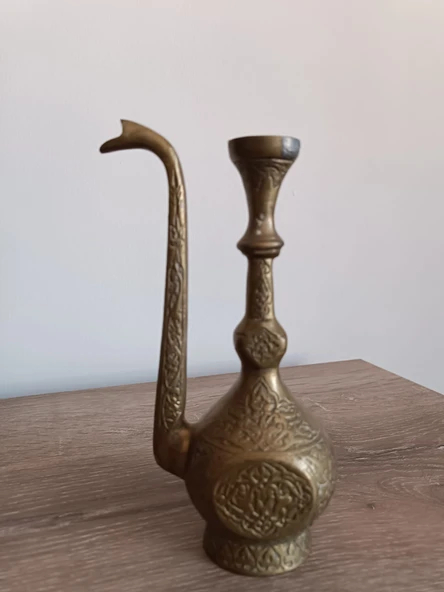 Tarihi Pirinç Vazo TdrTR - 5