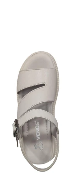 VENÜS 25470015Y KALIN TABAN ORTOPEDİK DERİ KADIN SANDALET - Resim 12