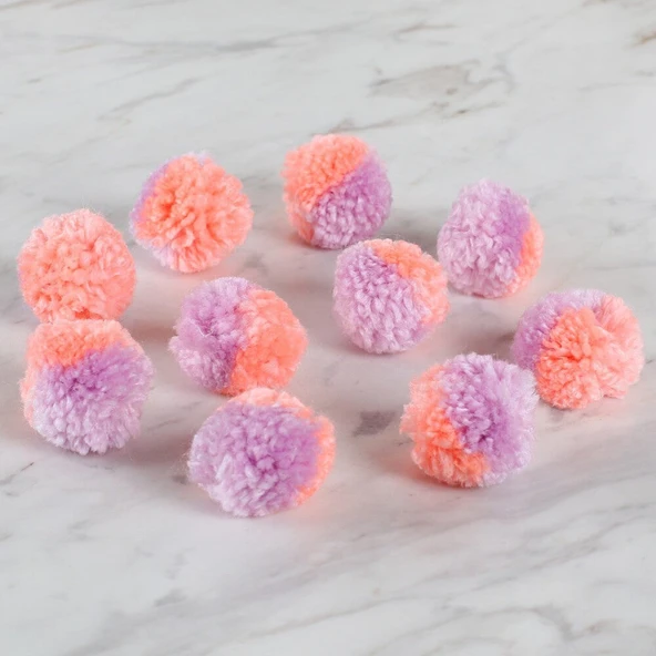 Kartopu İkiz Pompon - DU0012 ürün görseli 1