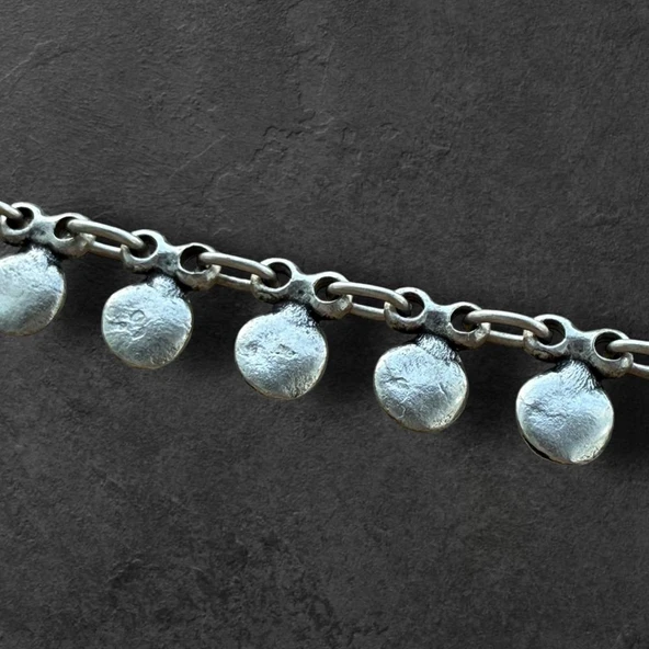 Daire Şekilli El Yapımı Ayarlanabilir Kadın Bel Vücut Zinciri - 3