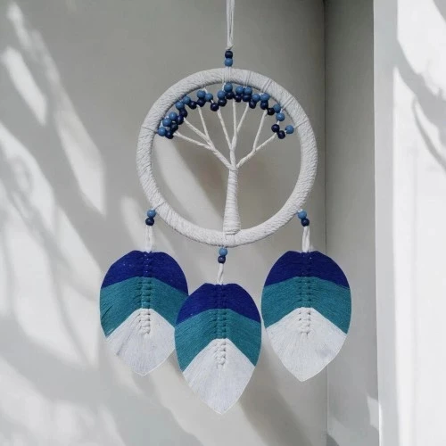 Hayat Ağacı Şekilli Yapraklı Duvar Dekoru - 2