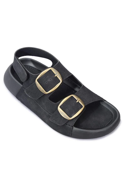 QRAMED Orthopedix Çitf Bantlı Tokalı Unisex Spor Sandalet QR25207 - 12