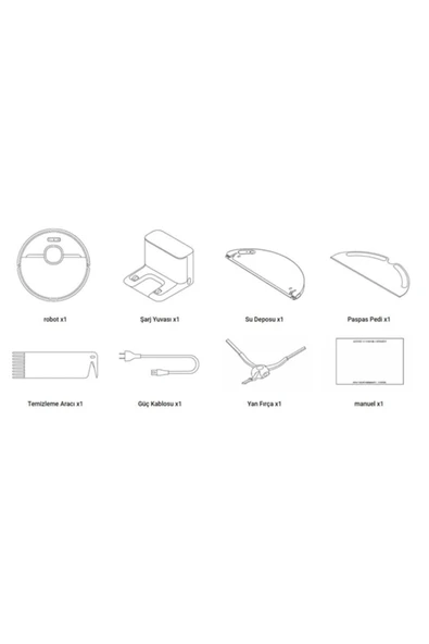 Bot D9 Max Robot Süpürge Vakum Ve Paspas Robot Süpürge - Resim 8