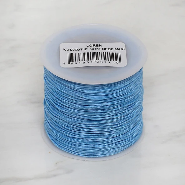 Loren Paraşüt İpi 100 mt Bebe Mavi ürün görseli 1