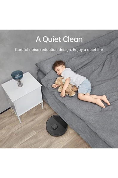 Bot D9 Max Robot Süpürge Vakum Ve Paspas Robot Süpürge - Resim 7