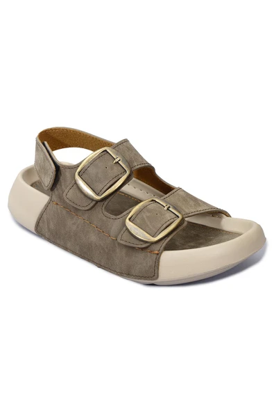 QRAMED Orthopedix Çitf Bantlı Tokalı Unisex Spor Sandalet QR25250
