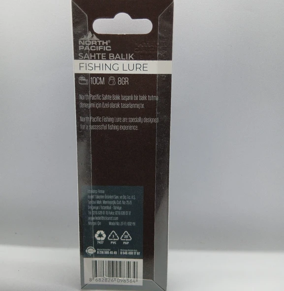 NORTH PACIFIC SAHTE BALIK YEMİ 10 CM 80 GR - 7