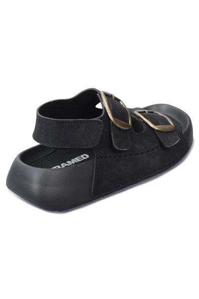QRAMED Orthopedix Çitf Bantlı Tokalı Unisex Spor Sandalet QR25250 - 11