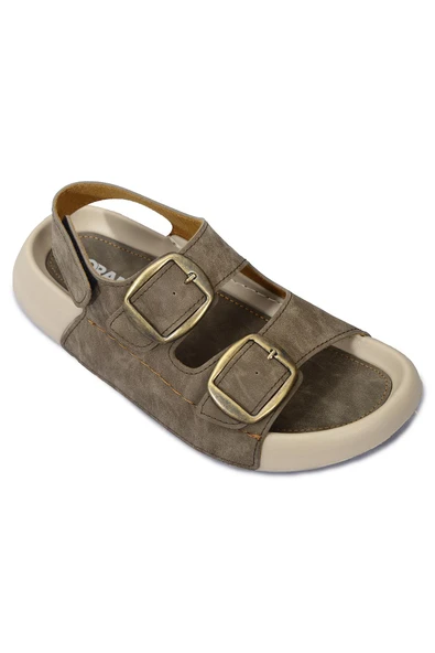 QRAMED Orthopedix Çitf Bantlı Tokalı Unisex Spor Sandalet QR25250 - 3