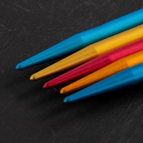 Addi Colibri 3mm 20cm Renkli Çorap Şişi - 204-7 - 3