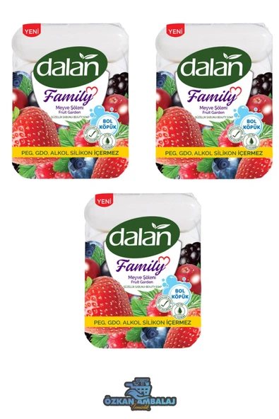 Dalan Family Meyve Şöleni El Sabunu 3 Paket