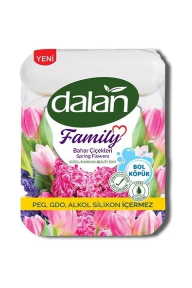 Dalan Family Sabun Bahar Çiçekleri 6'lı Paket 75x4 Gr - 2