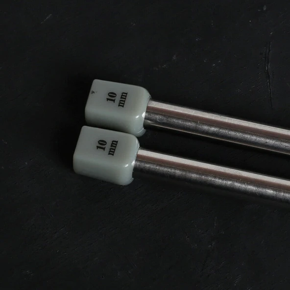 Loren Crafts 10 mm 35 cm Titanyum Örgü Şişi - Resim 3