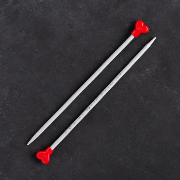 Addi Kalpli 5,5mm 20cm Klasik Alüminyum Örgü Şişi - Resim 2