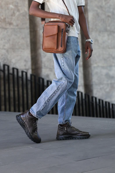 Hakiki Deri  Erkek Klasik Bot 214KMA250 - Resim 12