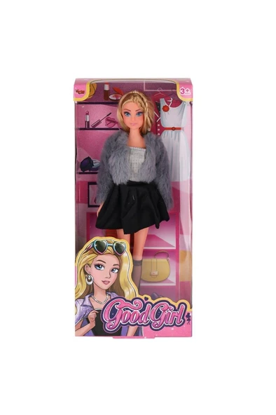 Vardem 29Cm Kurk Ceketlı Elıselı Bebek + Kutu - 8