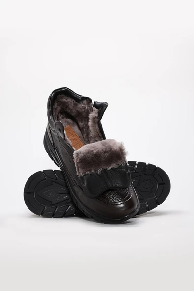 Hakiki Deri  Erkek Klasik Bot 214KMA250 - Resim 9