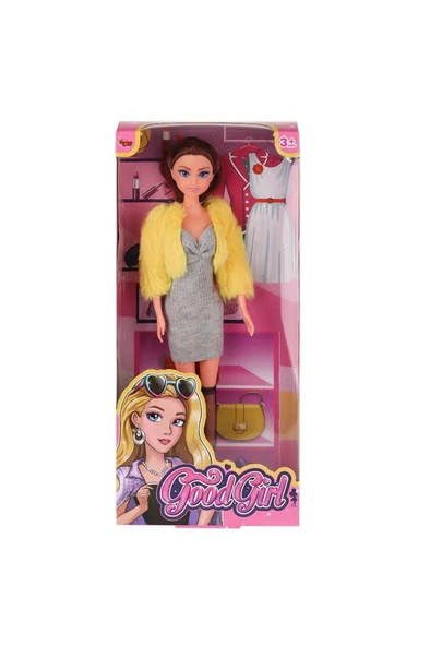 Vardem 29Cm Kurk Ceketlı Elıselı Bebek + Kutu - 7