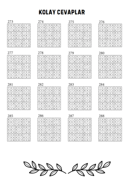 Çok Kolay  Kolay Sudoku Kitabı 320 Sudoku Cevaplarıyla - Resim 5
