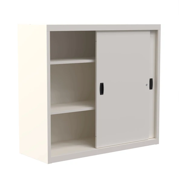 Metal Sürme Kapılı Dolap Evrak Dolabı Ofis Dolapları Arşiv , Garaj , Bahçe , Kiler , Balkon - 4