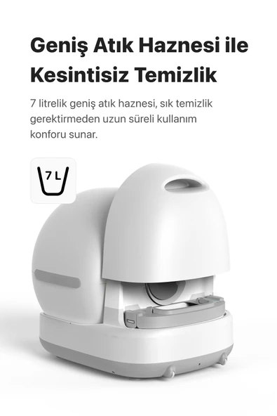 Xenon Smart Akıllı Otomatik Kedi Tuvaleti X8624 - 5