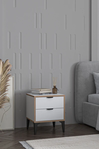 SARMOBİ Arden 2 Çekmeceli Komodin - 2